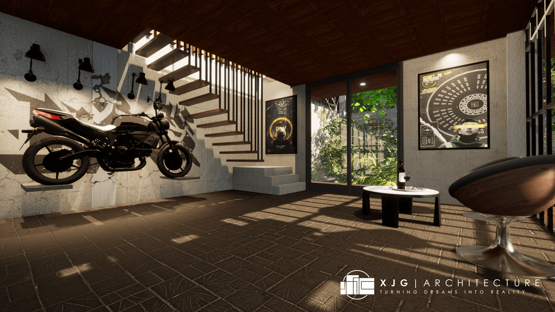 Three Storey Split Level Villa – XJG Architecture